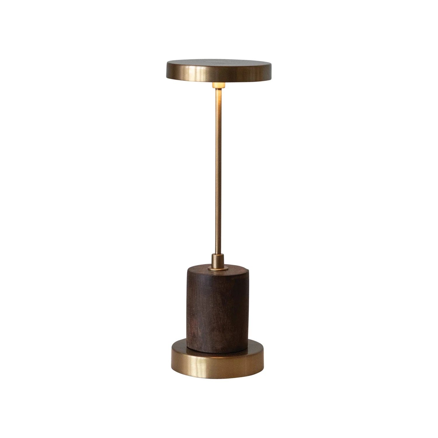 Metal & Wood LED Table Lamp With Touch Sensor - Image 3