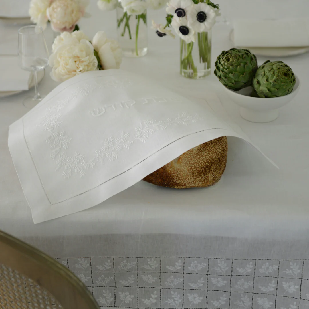 Blanc Mimosa Challah Cover