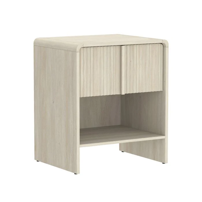 Novara Whitewashed Oak Nightstand - Image 3