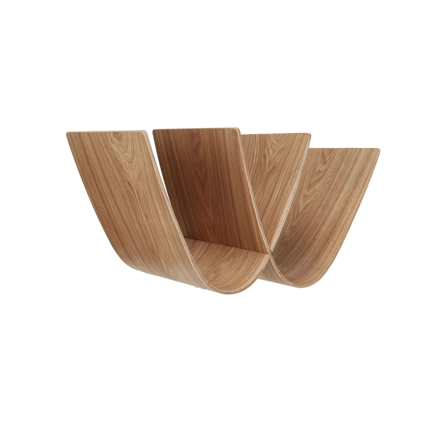 Oak Wood Magazine Rack - Image 3