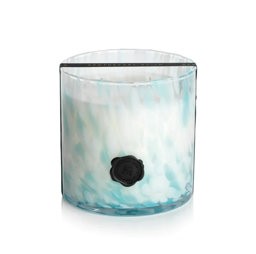 Opal Glass Three Wick Candle - Image 3