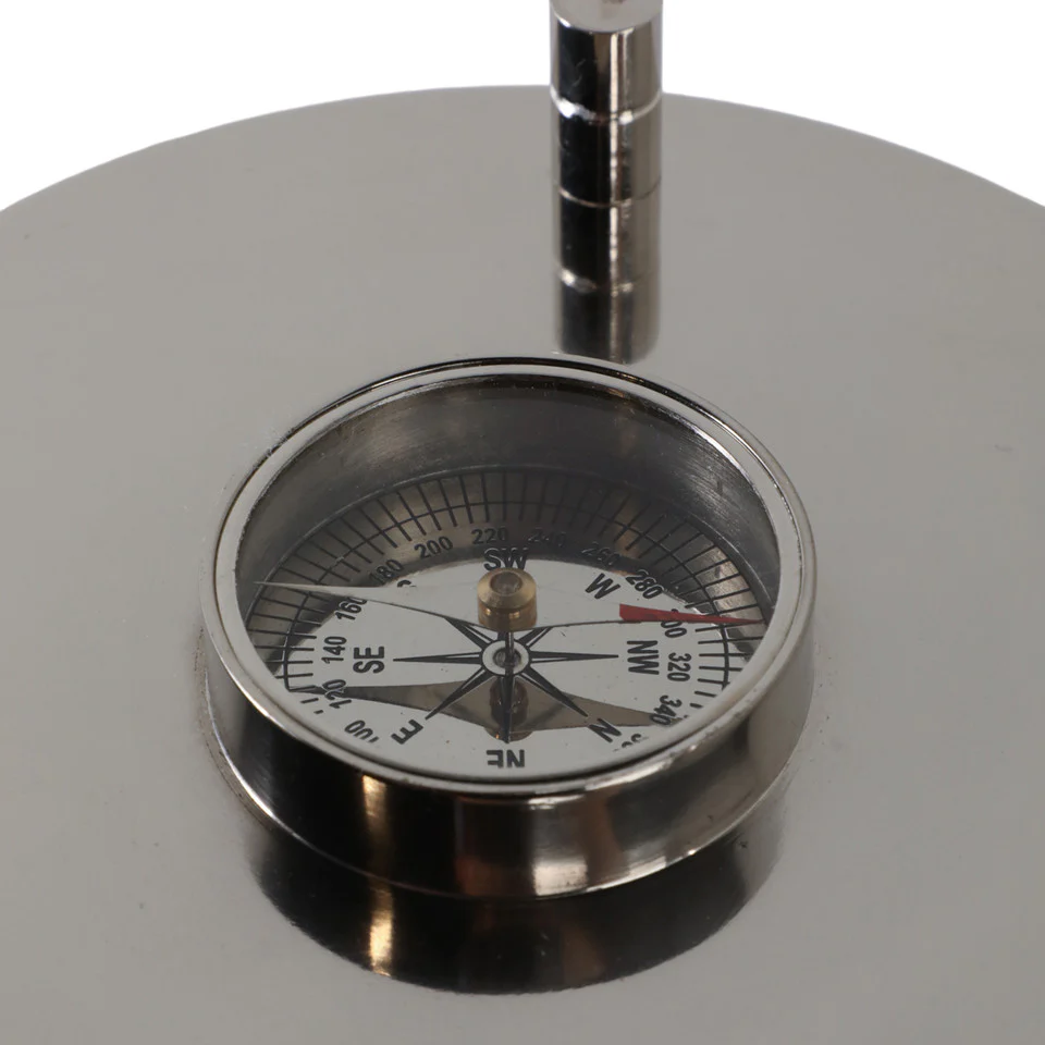 Perth Silver Aluminum Compass Hourglass - Image 3
