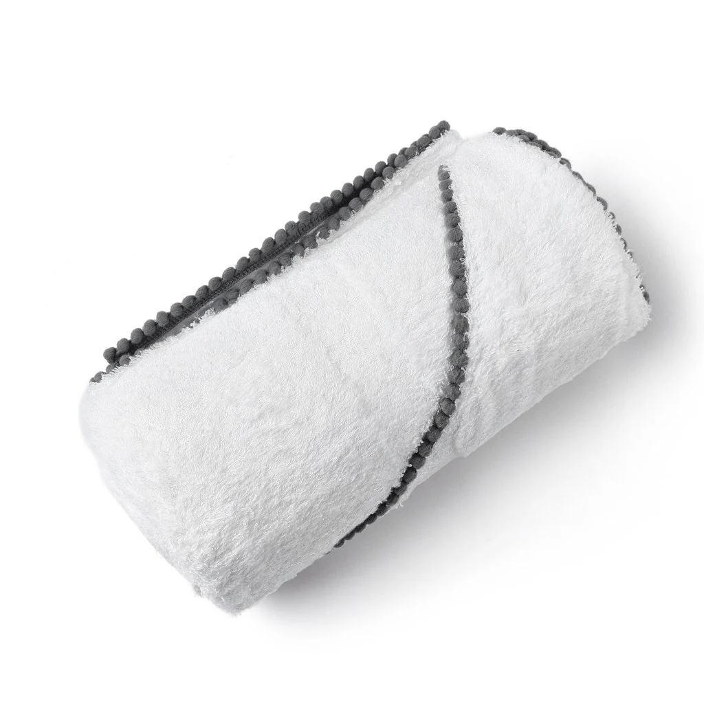 Pom Pom Hooded Towel - Image 3