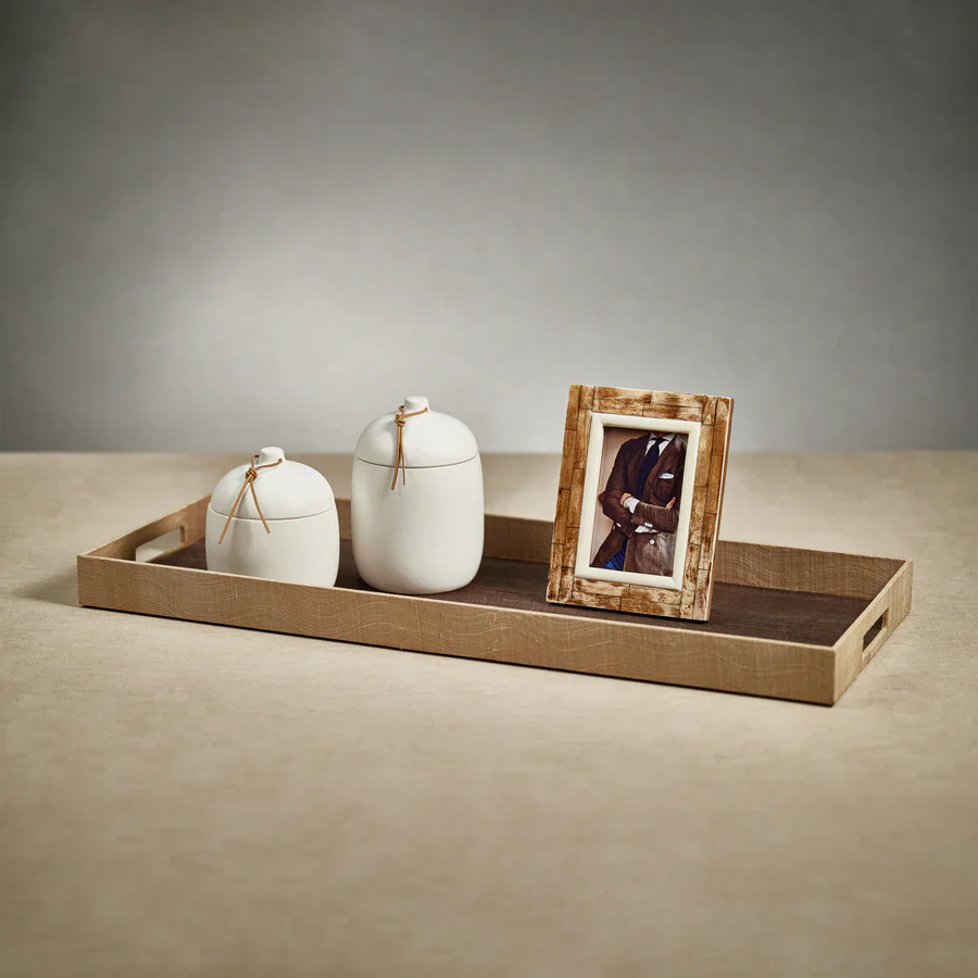 Prado Ceramic Canister with Leather Tie - Image 4