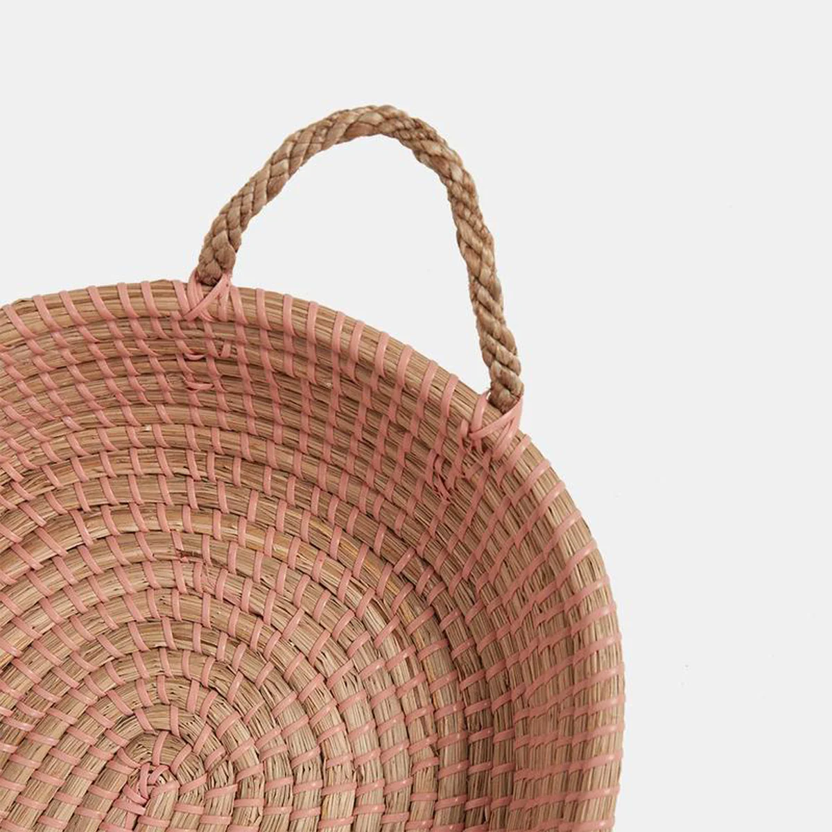 Reva Seagrass Rose Basket - Image 3