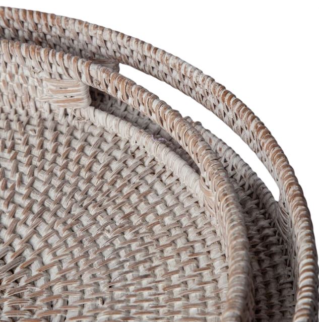 Round Rattan Tray - Image 3