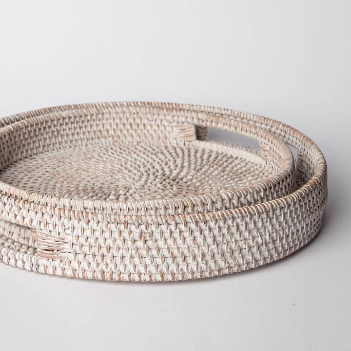 Round Rattan Tray - Image 4