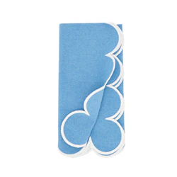 Scalloped Hem Napkin Set Of 4 - Image 4