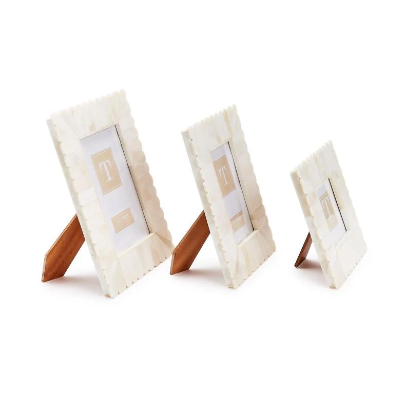 Scalloped Photo Frame Set Of 3 - Image 2