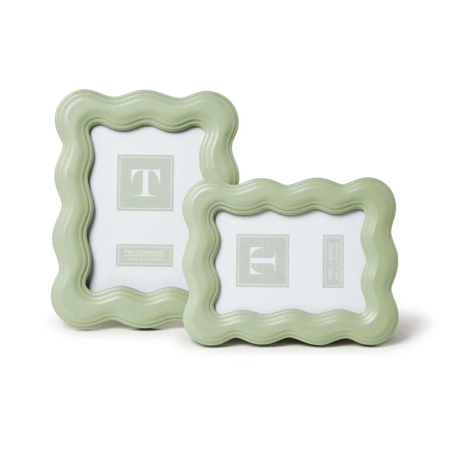 Set Of 2 Wavy Wood Photo Frame - Image 5