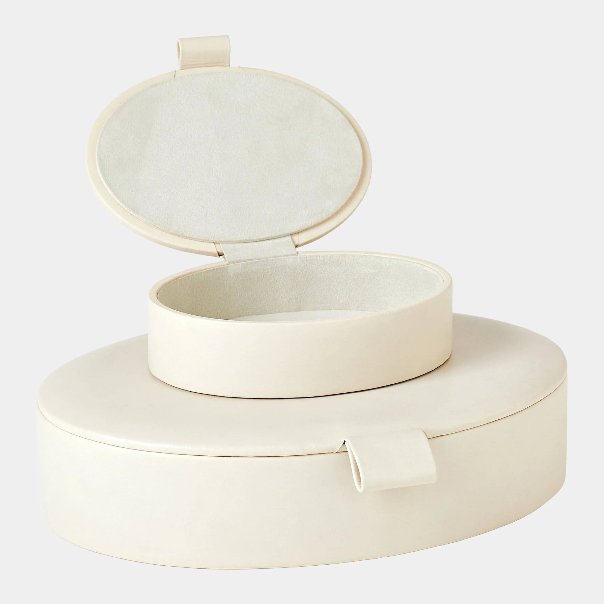 Signature Oval Leather Box - Image 2