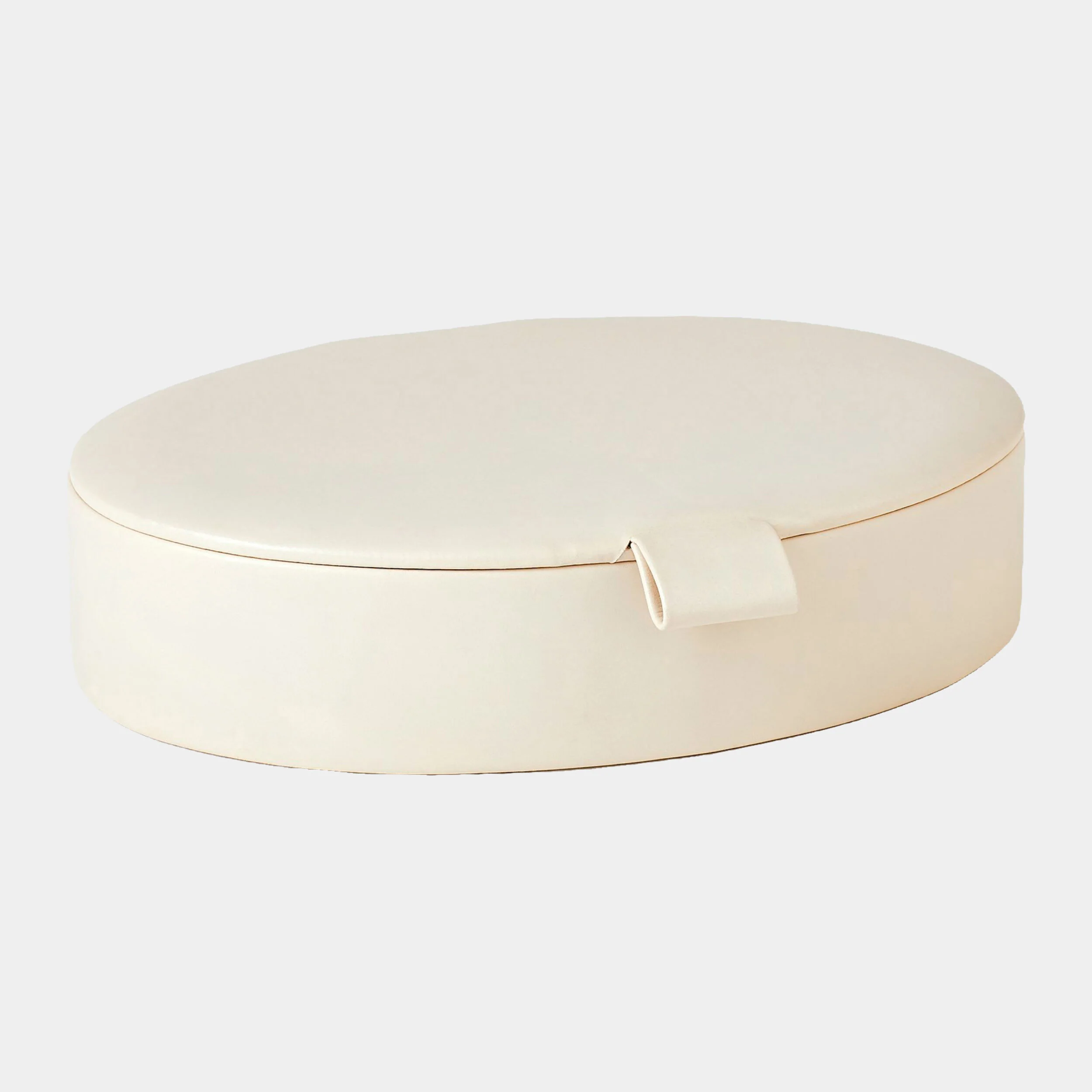 Signature Oval Leather Box - Image 3