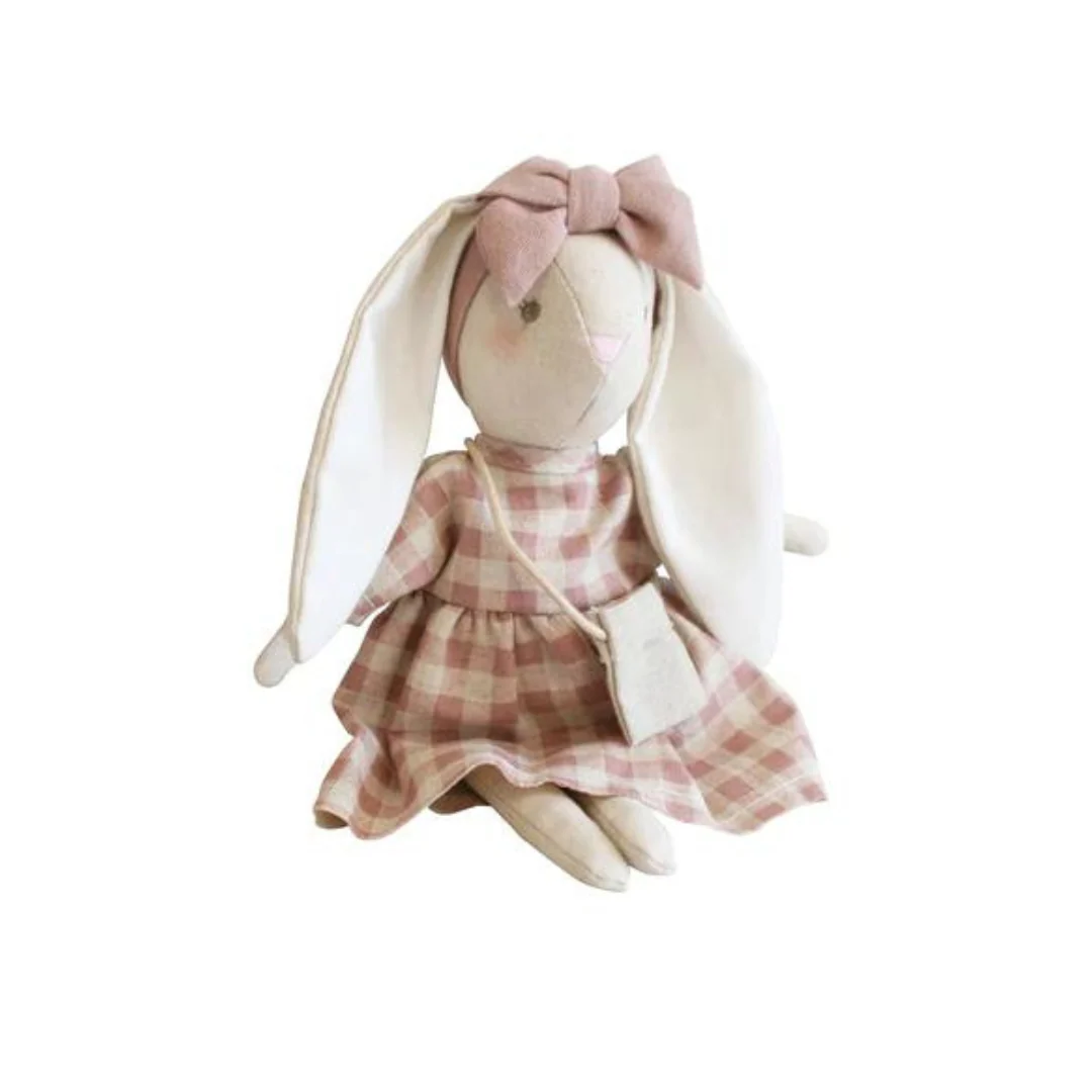 Sofia Mini Rose Check Bunny - Image 2