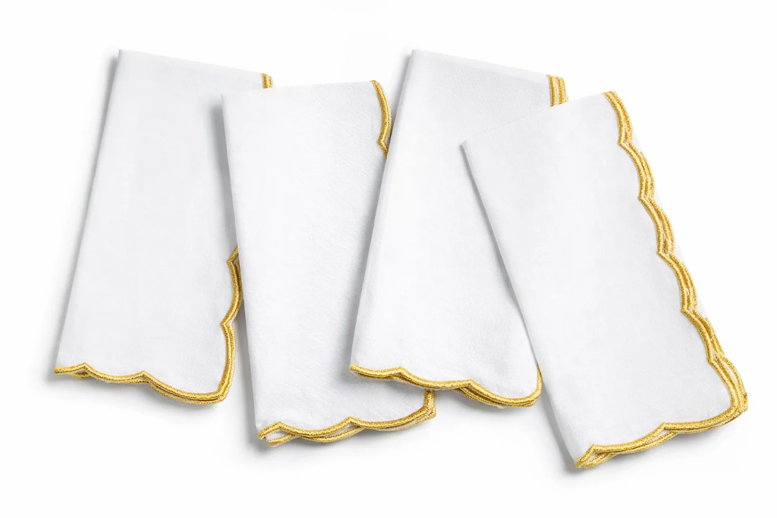 Sorbet Scallop Napkin Set of 6 - Image 3