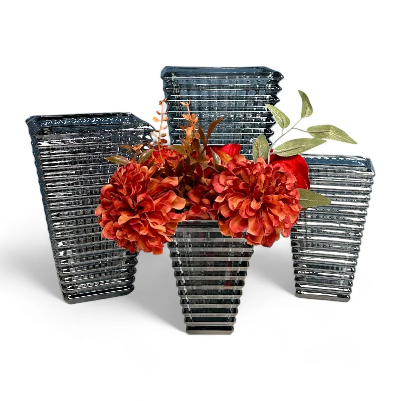 Tapered Textured Vase - Image 6