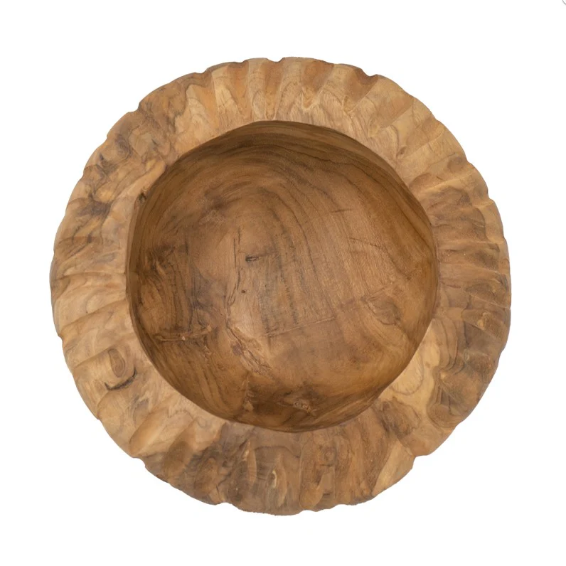 Teak Wood Decorative Bowl - Image 2