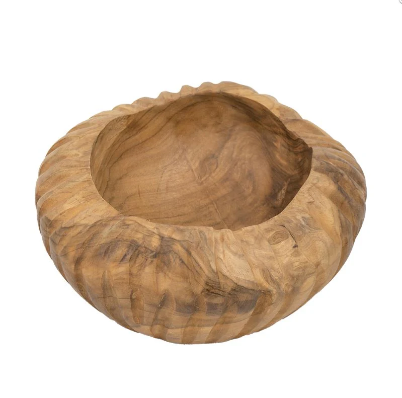 Teak Wood Decorative Bowl - Image 3