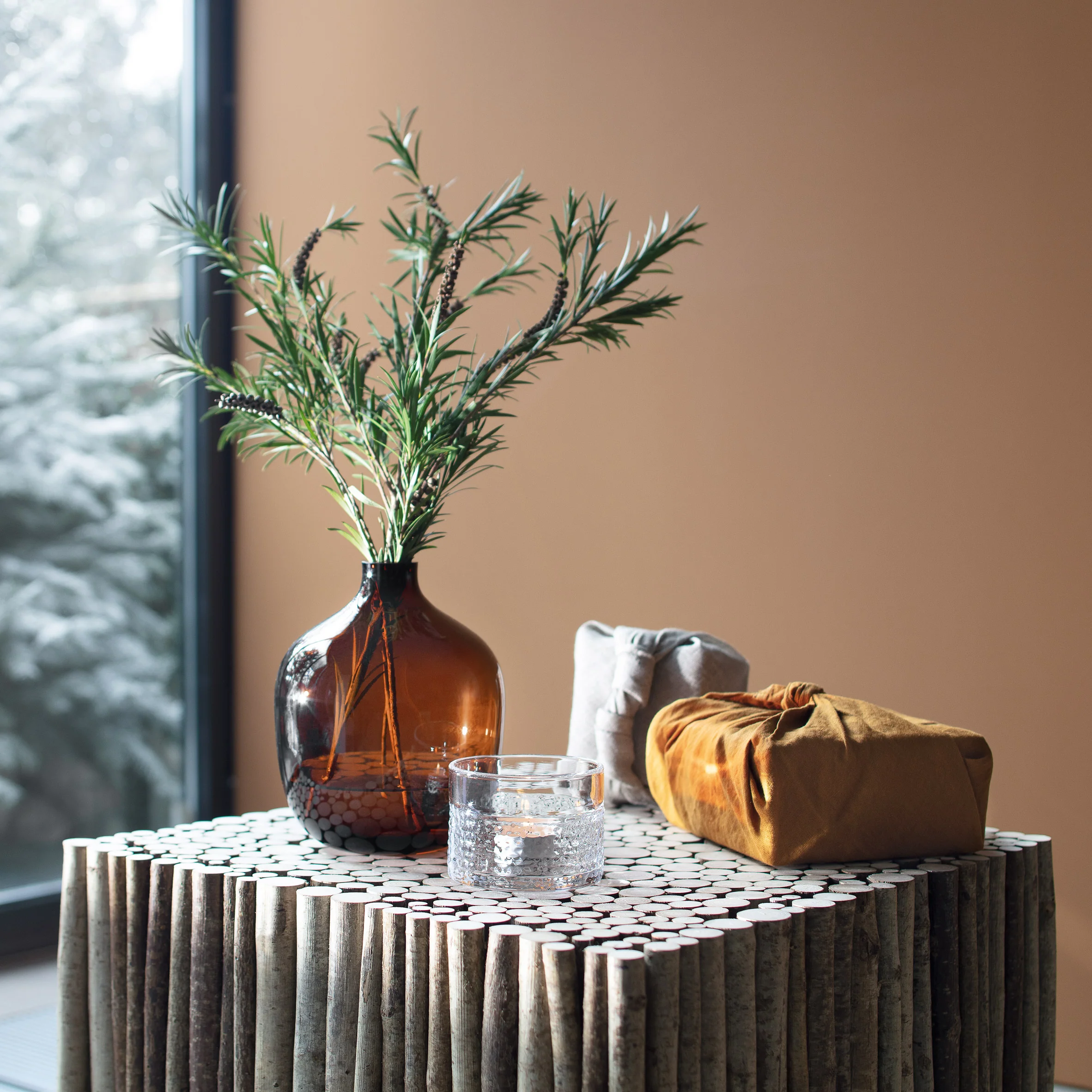 Vessel Vase Brown - Image 2