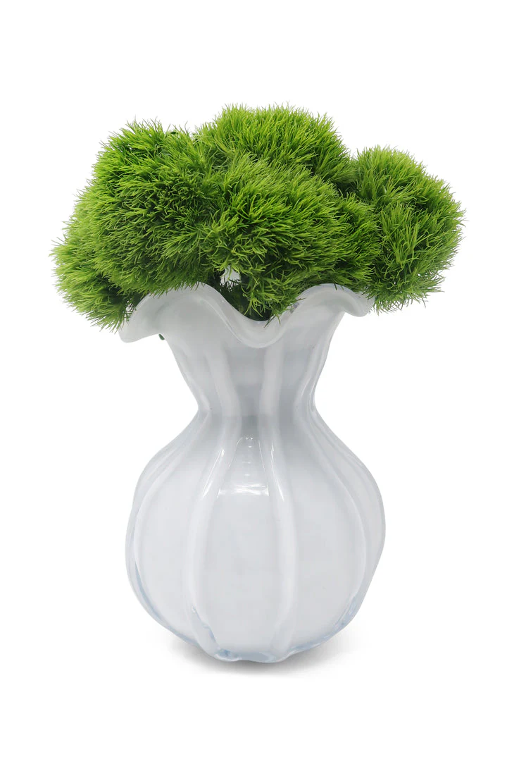 White Scallop Vase - Image 4