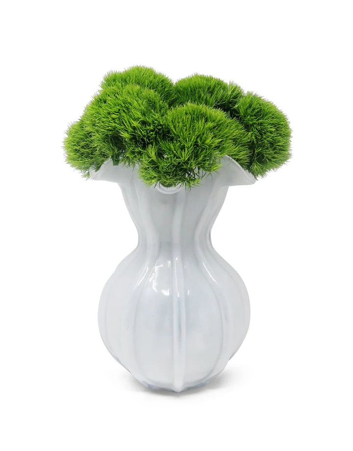 White Scallop Vase - Image 5